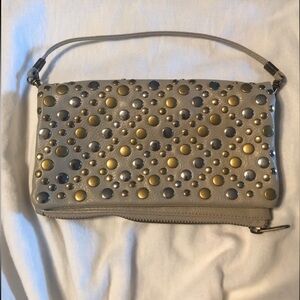 DEENA & OZZY Urban Outfitter Studded wristlet clutch